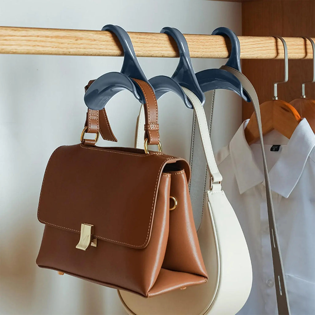 Closet Bag Hanger Bag Holder Rack Purse Holder Purse Hooks Backpack Hanger Hook Storage Organizer Bag Organizer for Purses Tote