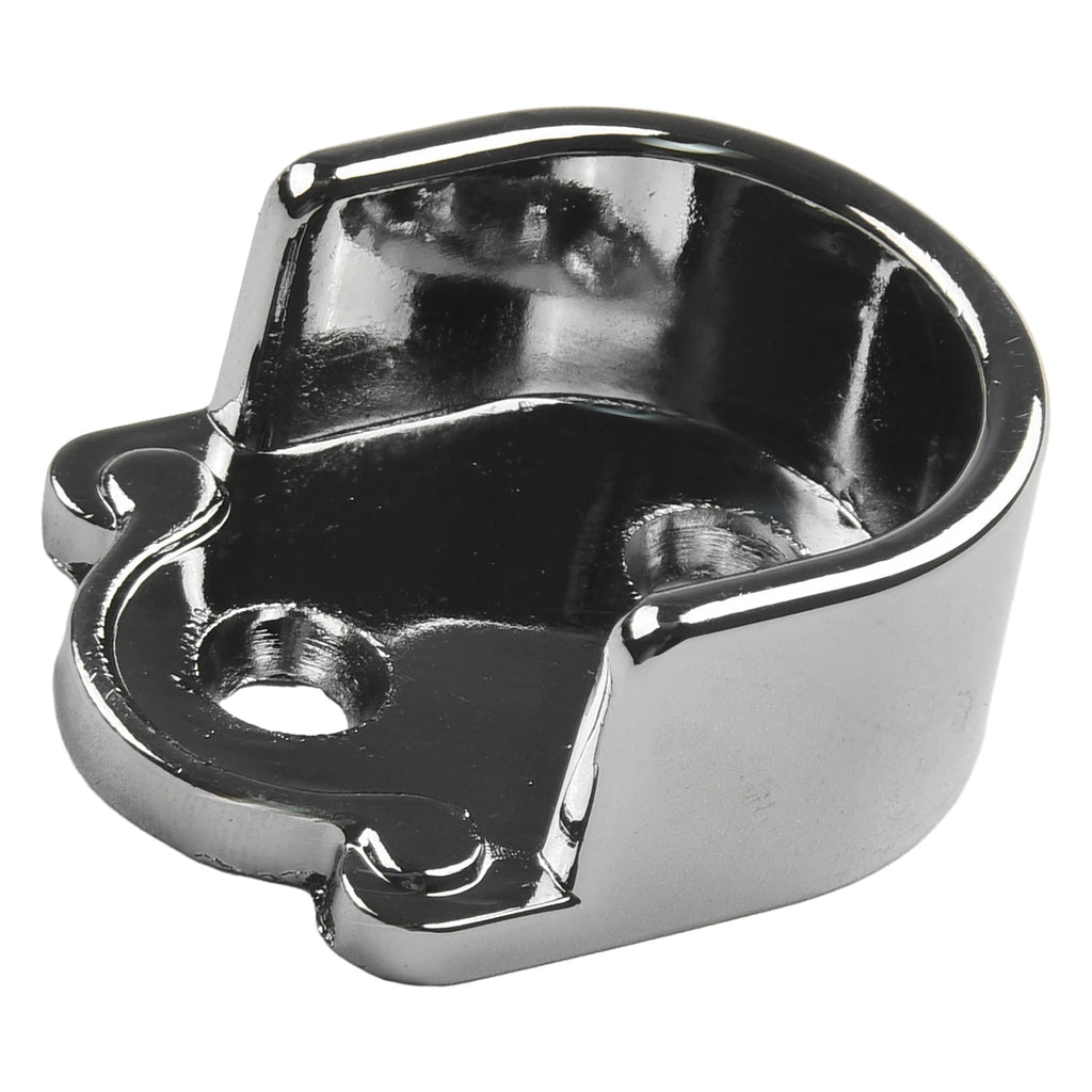 Wardrobe Rail Hanger Rod Socket Support Tube Round End Bracket Holder Heavy Duty U Shaped Rod Socket Home Hardware Accessories