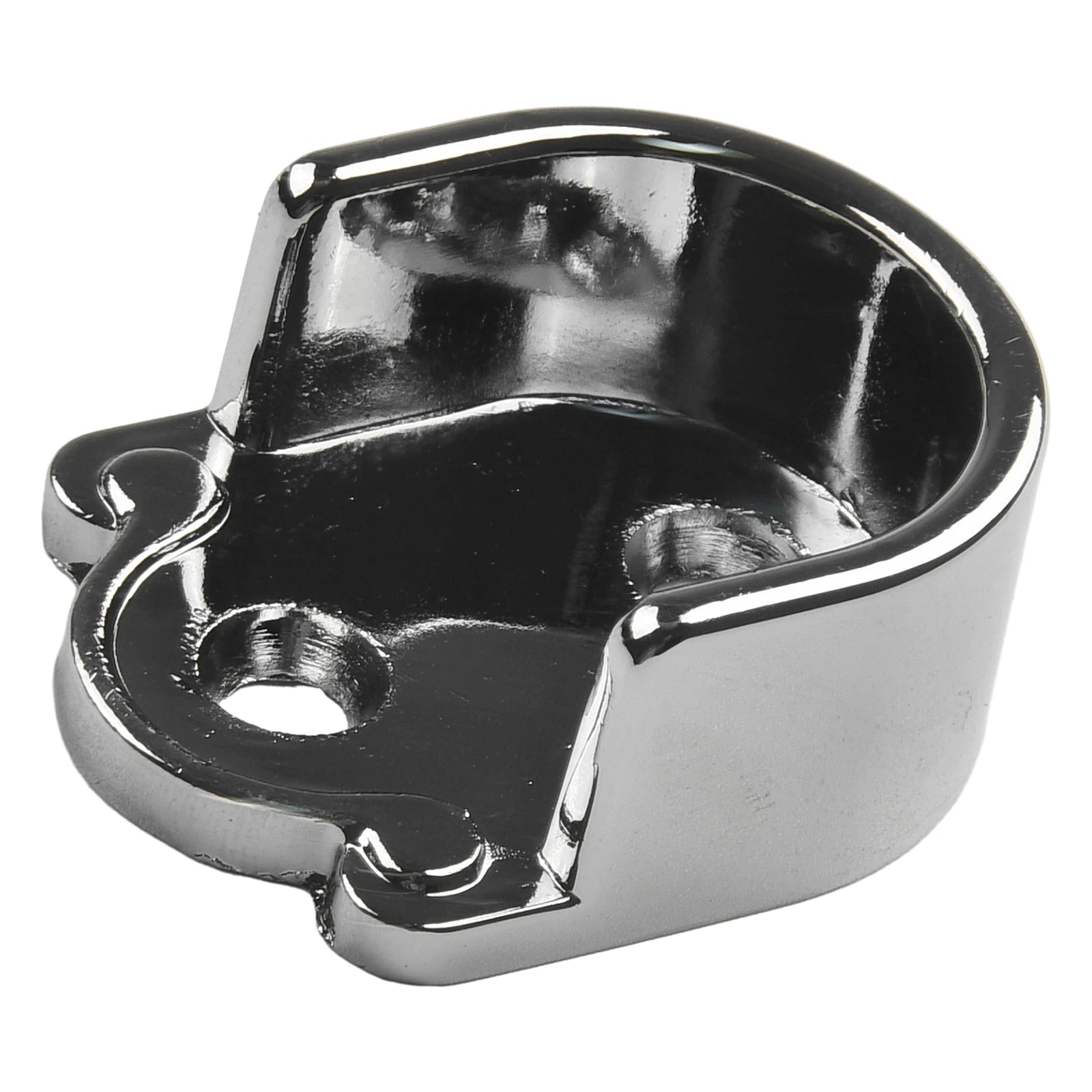 Wardrobe Rail Hanger Rod Socket Support Tube Round End Bracket Holder Heavy Duty U Shaped Rod Socket Home Hardware Accessories
