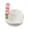 Bathroom Accessories Creative Flower Decor Soap Dish Cute Non-slip Soap Holder Plastic Portable Drain Soap Tray Storage