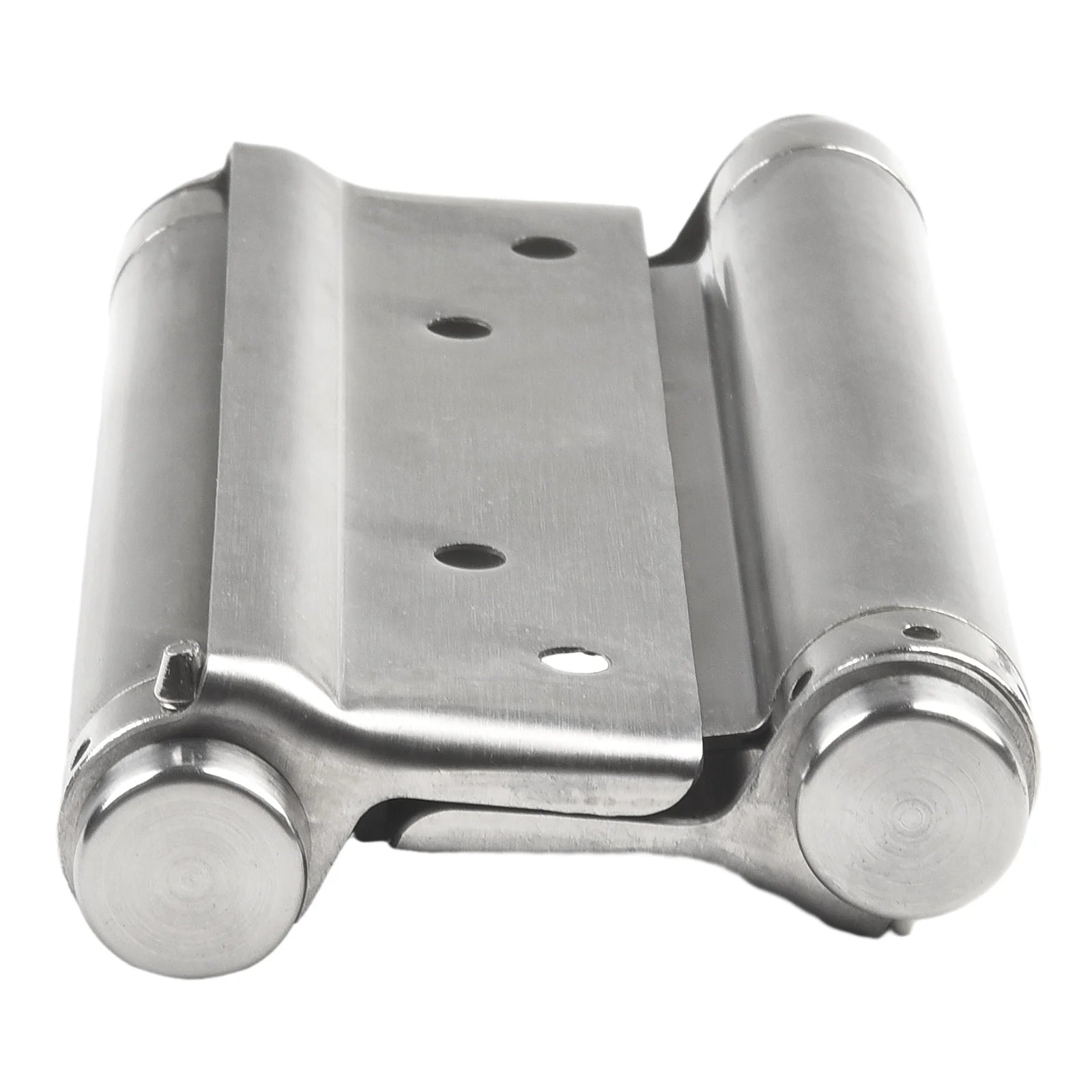 Double Spring Hinge Two-Way Free Door Hinge Stainless Steel  Automatic Door Closing Garage Door Hinges Fence Dedicated Hardware