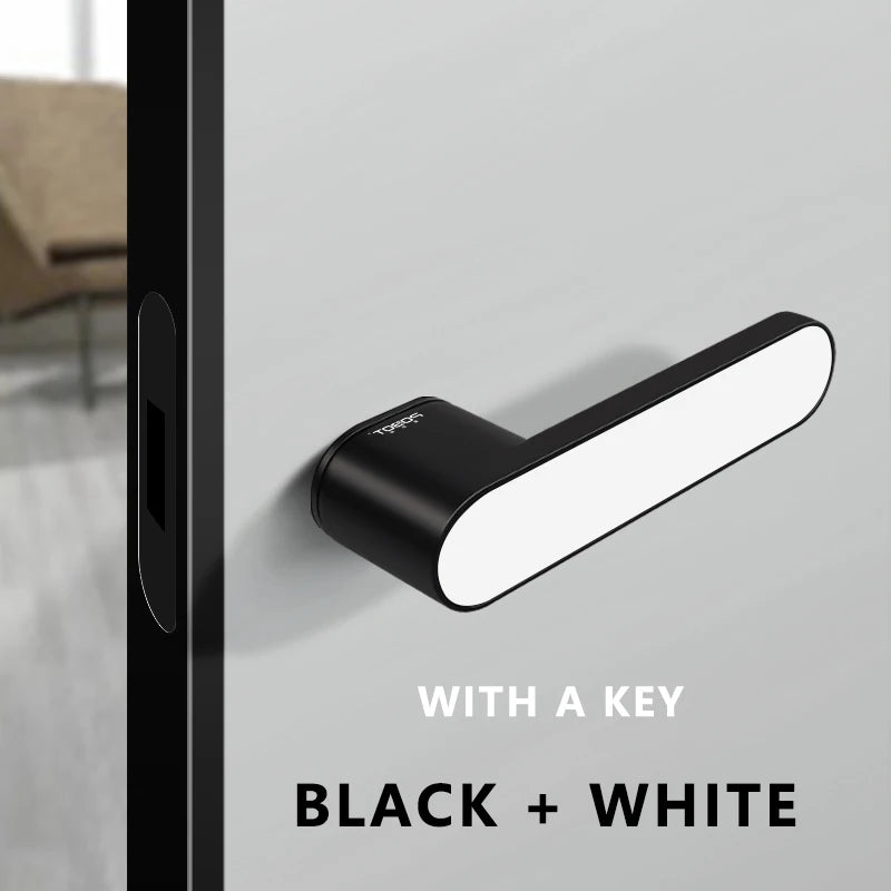 2023 New Ecological Door Lock Indoor Magnetic Suction Silent Minimalist Door Lock Bedroom Door Lock Modern Simple Door Handle