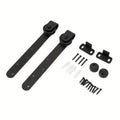 1Set Carbon steel silent sliding barn door hardware kit, suitable for carbon steel tracks in barns, TV cabinets, and wardrobes
