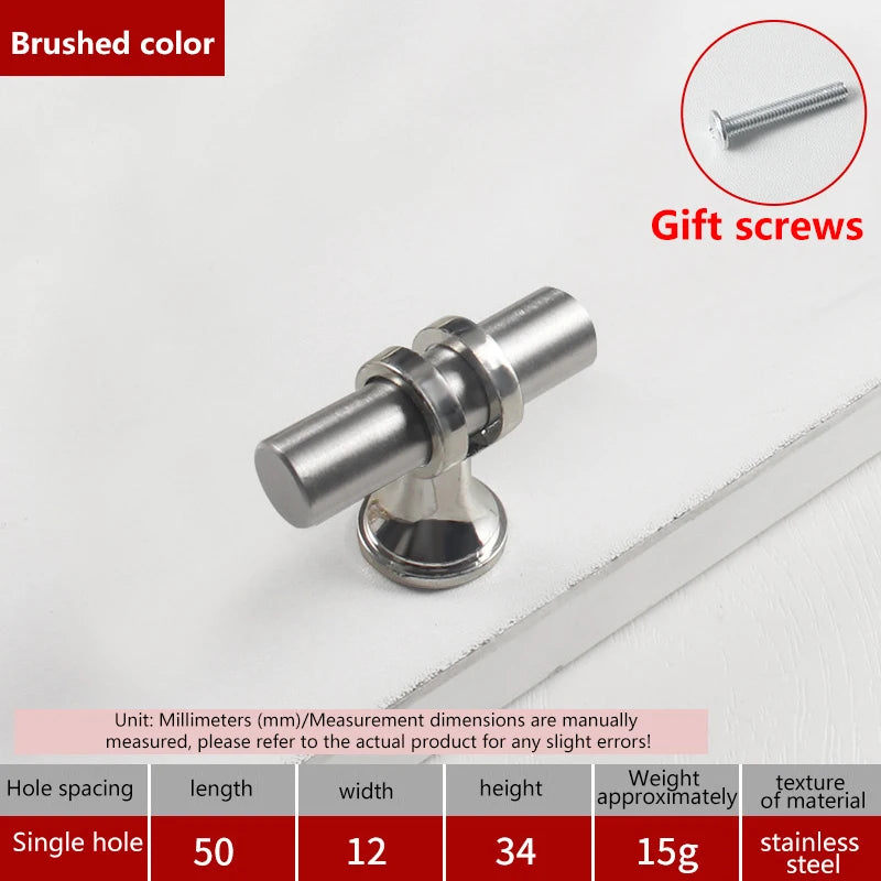 Modern Black Gold Cabinet Handles - Solid Drawer Knobs For Kitchen Furniture With Zinc Alloy Material