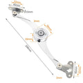 Adjustable Hydraulic Cabinet Hinges – Self-Closing Lift-Up Flap Stay Support For Kitchen Furniture, Durable & Silent Polish