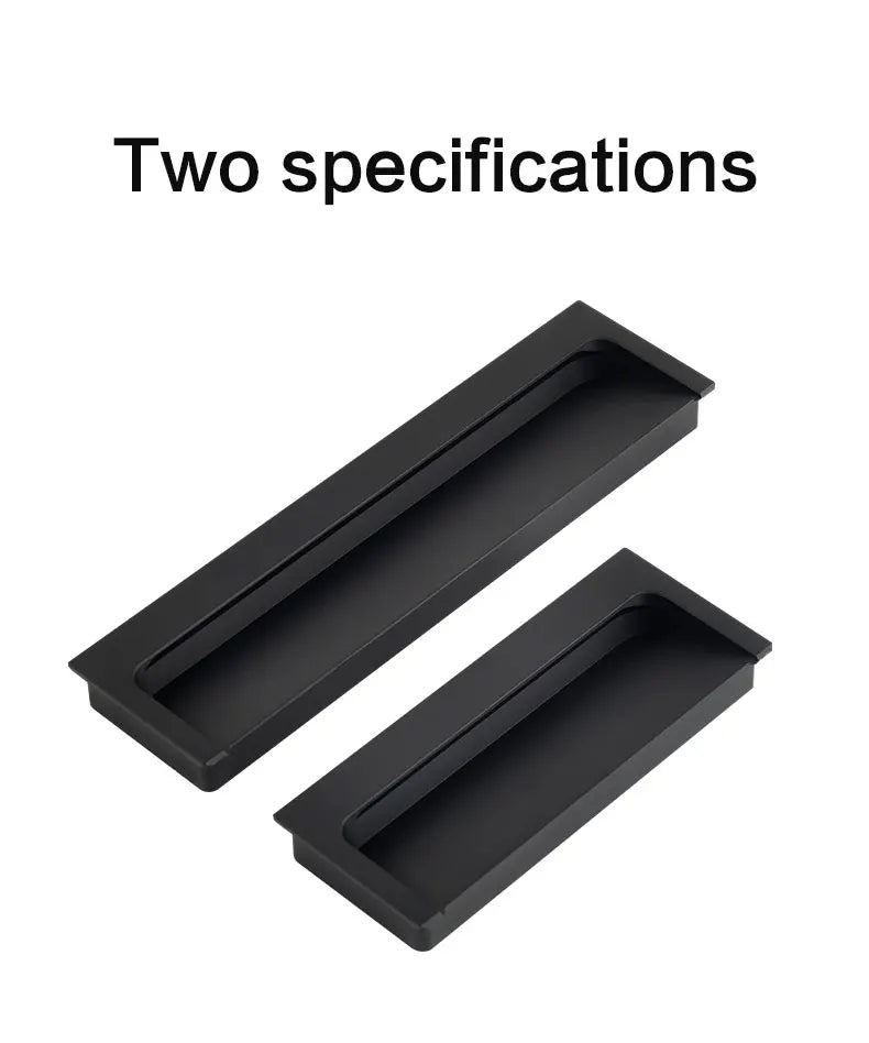 Modern Luxury Furniture  Recessed Cabinet Handles & Flush Drawer Pulls  Aluminum Alloy Slot Design
