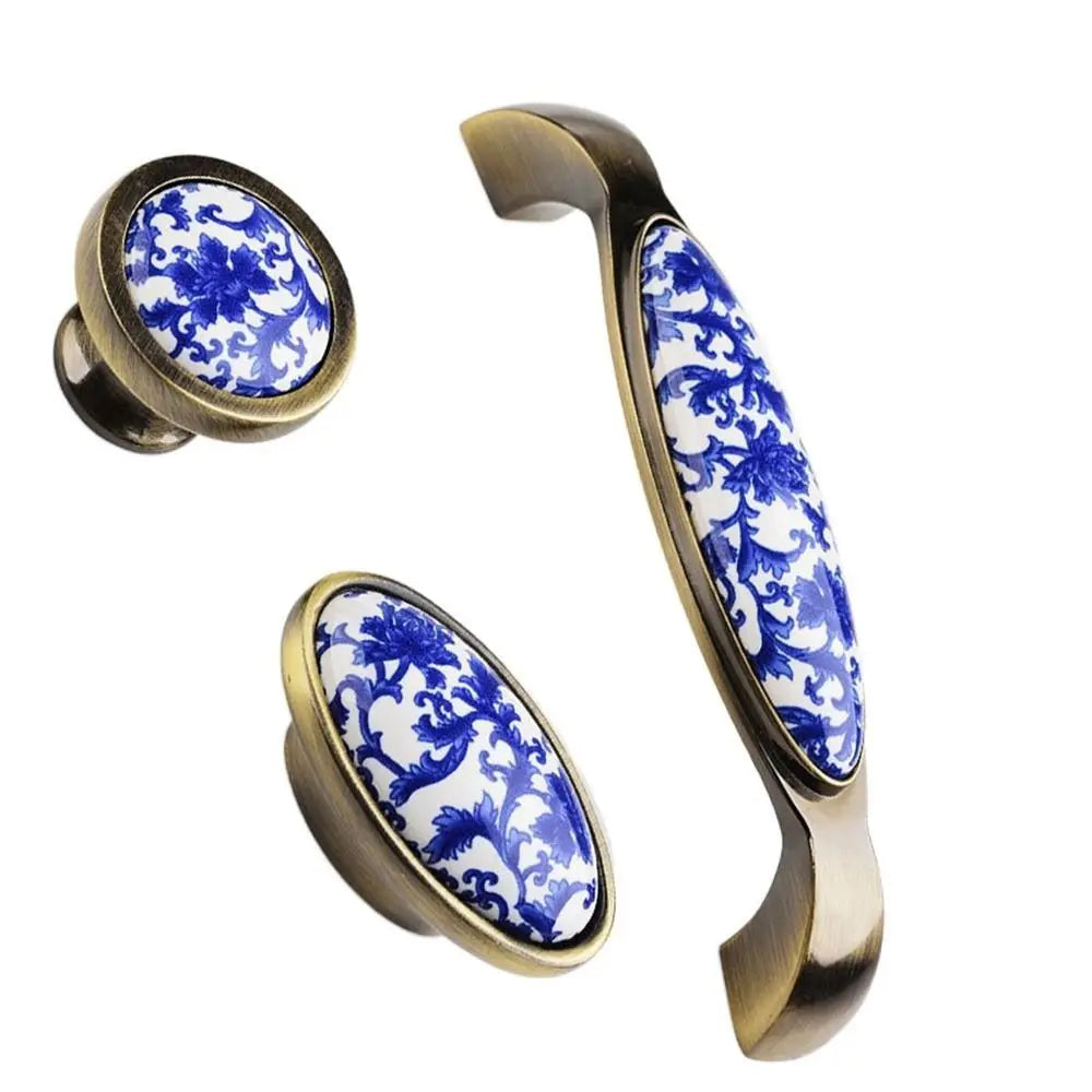 1Pcs 76mm/96mm/128mm Creative Furniture Antique Fashion Drawer Knobs Pull Handles Dresser Cabinet Handles Door Handle