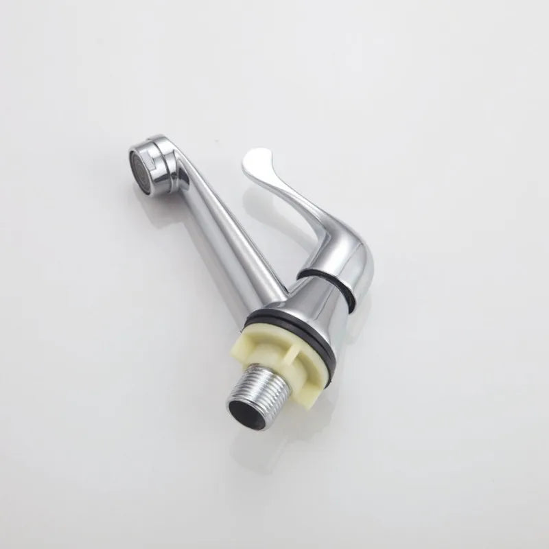 Bathroom Single Cold Water Tap Basin Sink Faucet Mixer Home Kitchen Basin Quick Opening Tap Bathroom Accessories