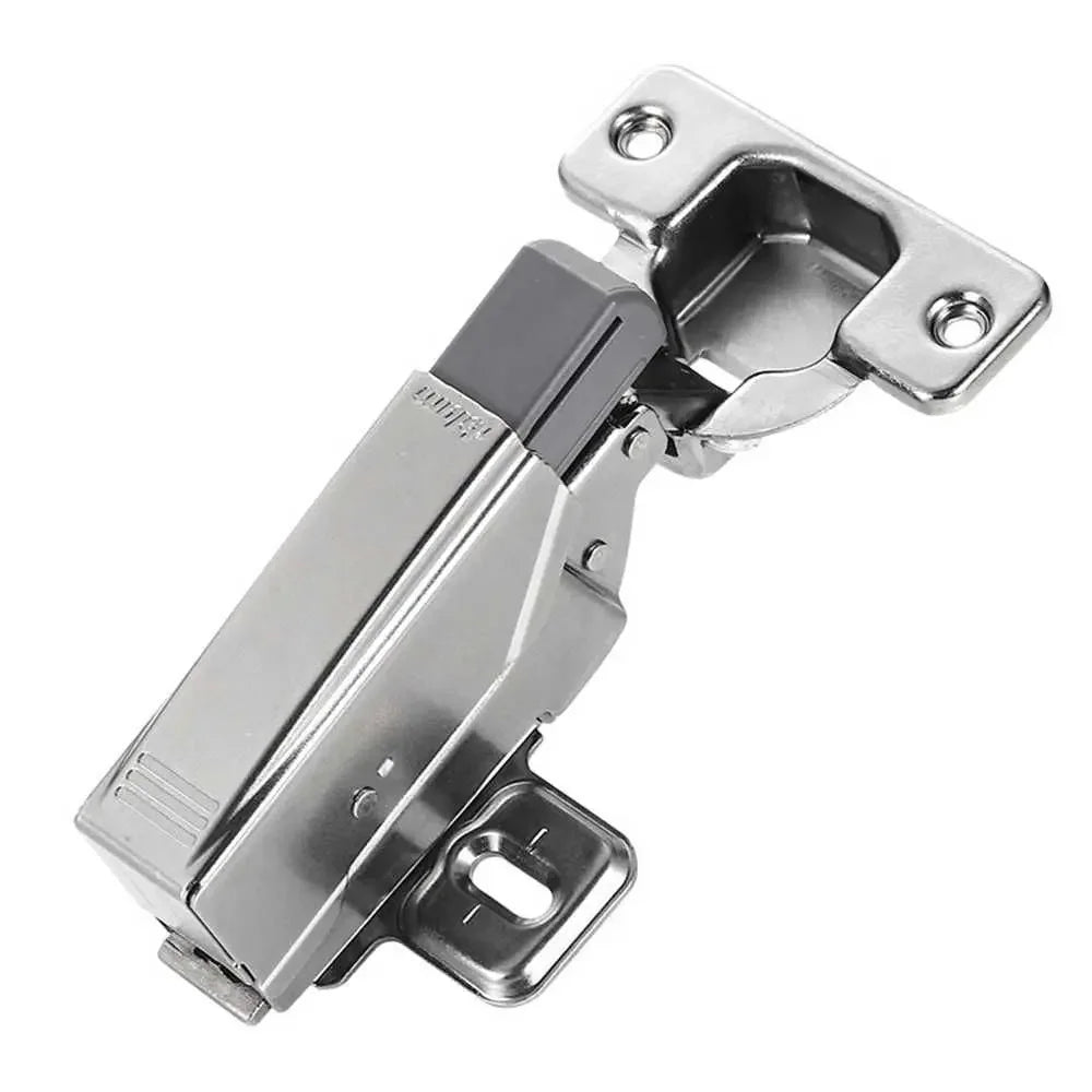 Stainless Steel Cabinet Door Hinges Adjustable Damper Buffer Soft Close Quiet Wardrobe Door Concealed Hinges Furniture Hardware