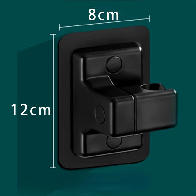 1pc Shower Head Holder Adjustable Wall Mounted Shower Holder Self-Adhesive Showerhead Handheld Bracket Bathroom  Accessories
