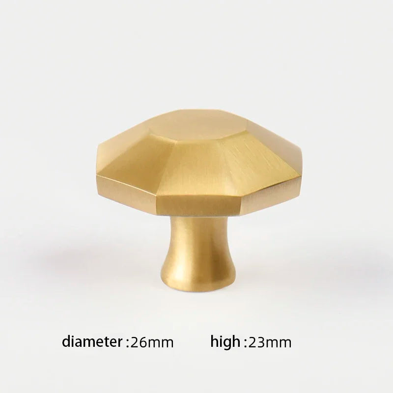 Round Brass Dresser Knobs Drawer Handle Cabinet Door Handle Antique Antique Kitchen furniture Hardware Knob Kitchen  Handles