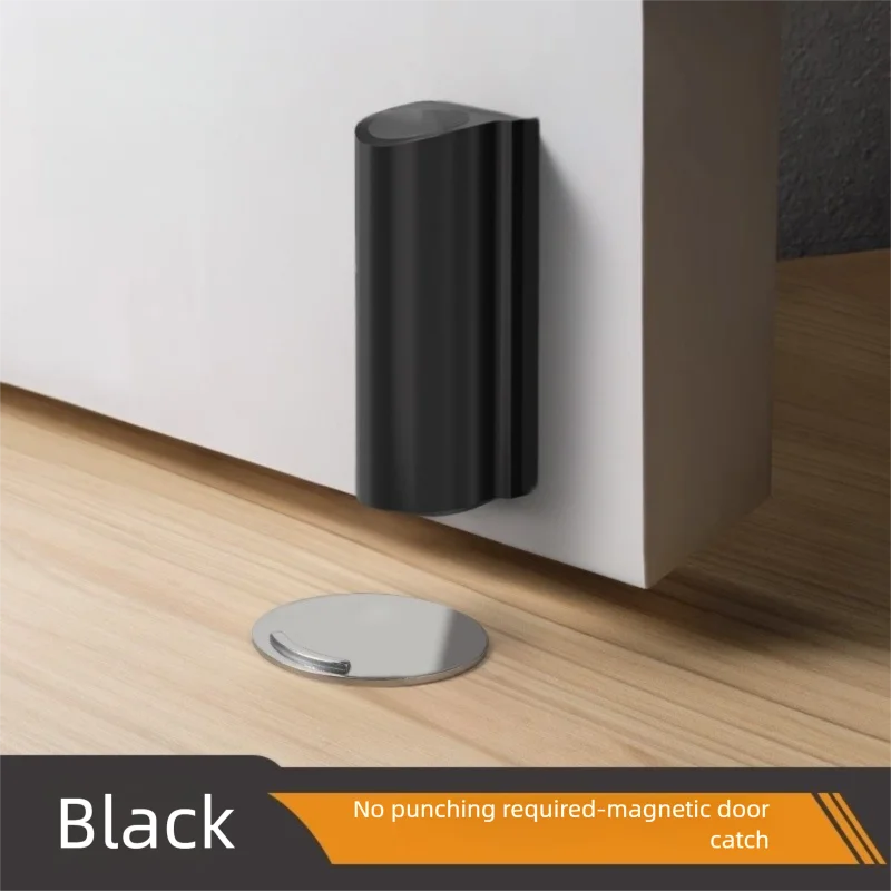Magnetic Door Stopper -Avoiding Door Damage, Prevents Door Slamming Protects Walls For All Door Materials, Door Hardware