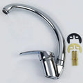 Stainless Steel Sink Faucet Hot and Cold Mixing Tap Kitchen Faucets Household Single Handle Rotation WashBasin Tap Deck Mounted