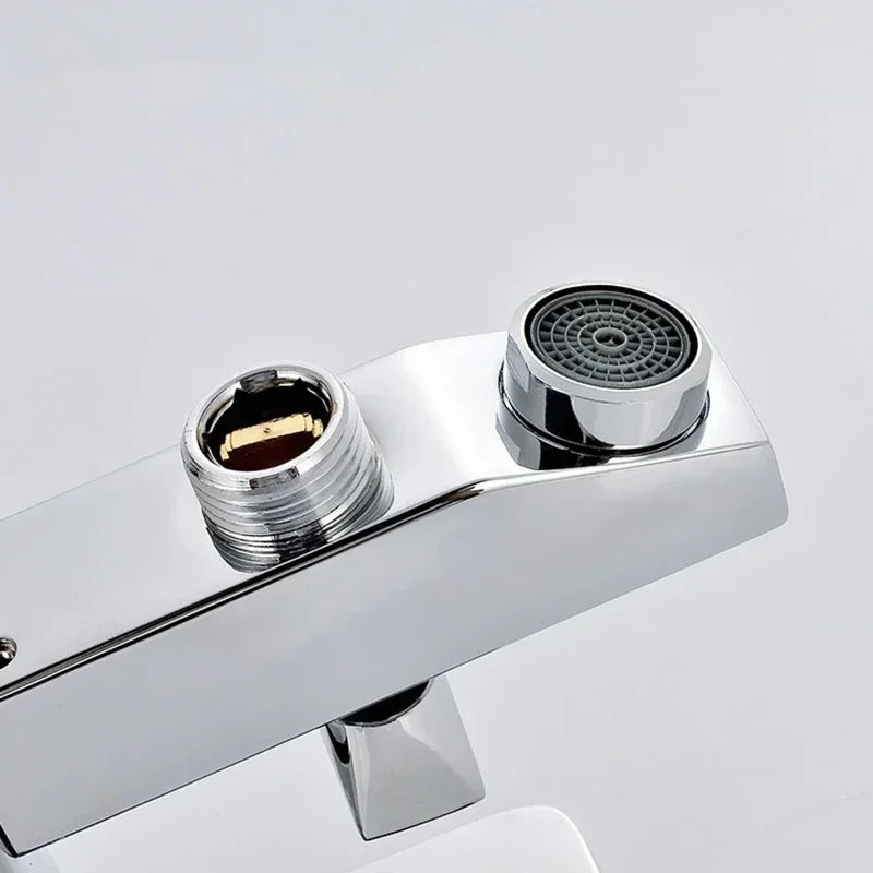 Bathroom Faucets Hot and Cold Shower Tap Wall Mounted  Mixing Valve Single Handle Dual Control Bathtub Faucet Shower Accessories