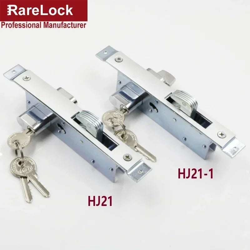 Sliding Door Lock with 3 keys for Bedroom Bathroom Accessory DIY Home Hardware Rarelock H