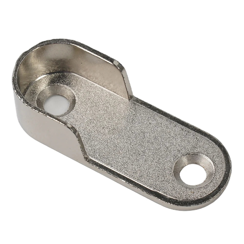 2/4/8pcs Wardrobe Clothes Tube Support Closet Rod Pole End Bracket Thickening Holder 47*19*2mm Closet Brackets