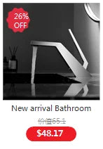 BAKALA Modern Basin Faucets Black Sink Mixer Taps Brass Bathroom Taps Square Vessel Sink Faucet Black Basin Mixer Cold Hot Water