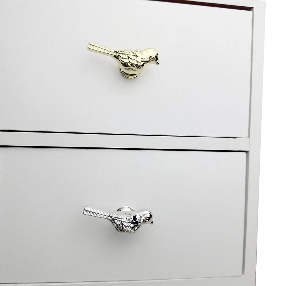 Cabinet Handle Bird Shaped Handle Drawer Knobs Kitchen Cupboard Pulls Wardrobe Door Handles Furniture Hardware Accessories ﻿