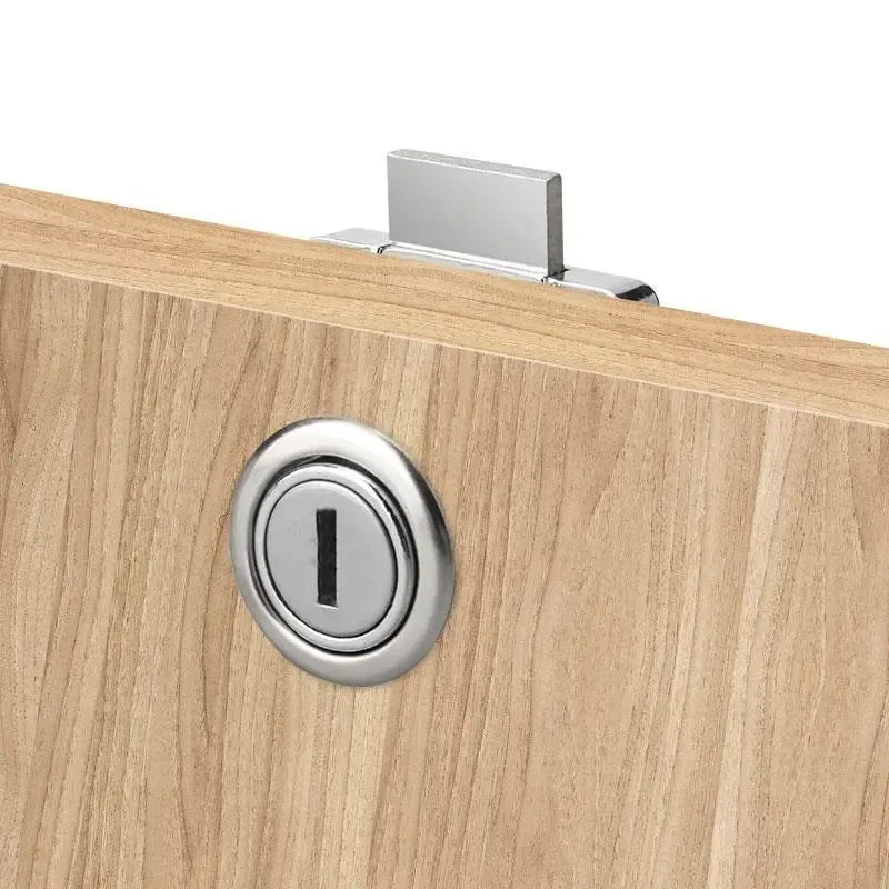 Drawer lock with key, used for bedside tables, wardrobes, office and household furniture locks