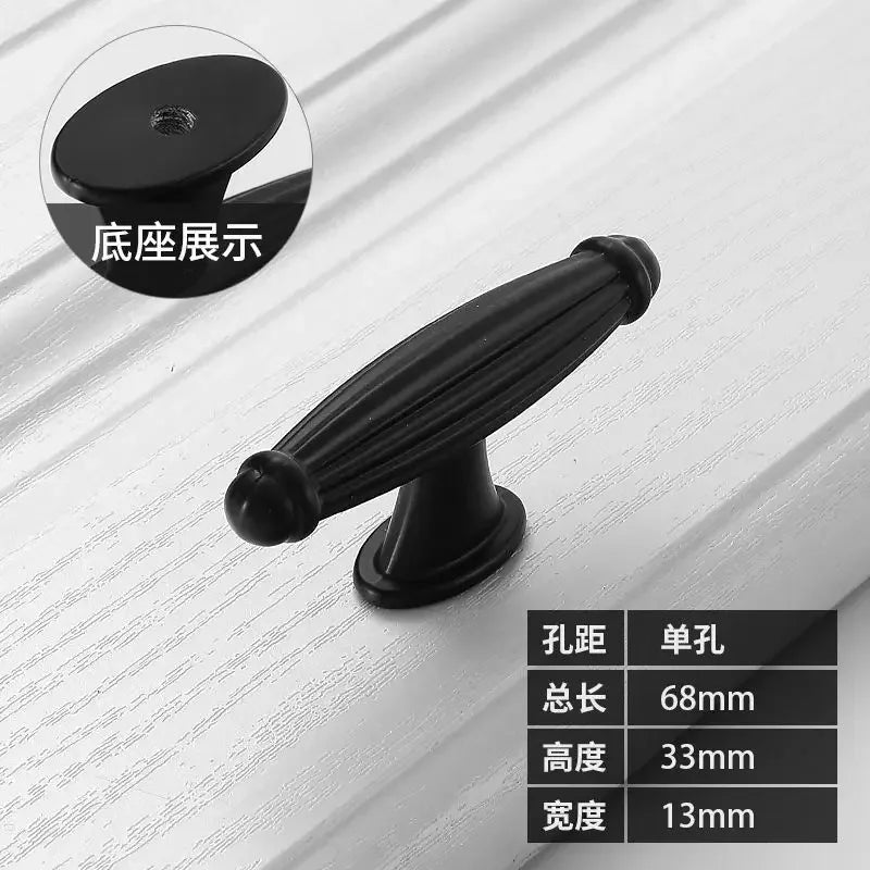 Black Handles for Furniture Cabinet Knobs and Handles Kitchen Handle Drawer Knobs Cabinet Pulls Cupboard Handles Knobs
