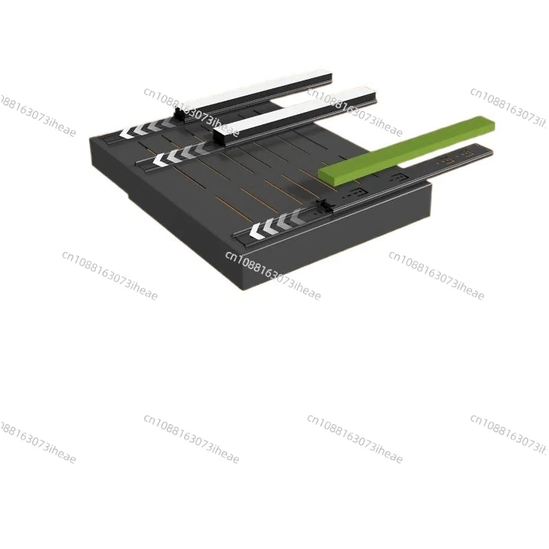 Simple Expandable Pull Out Cabinet 21"Deep With Raising Pad For Framed Cabinets, 3 Slide Rails Slide Out Drawer