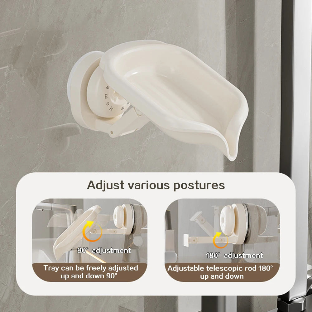 Soaps Dish For Shower Rapid Self-Draining System Keeps Soaps Dry. Modern Bathroom Essential