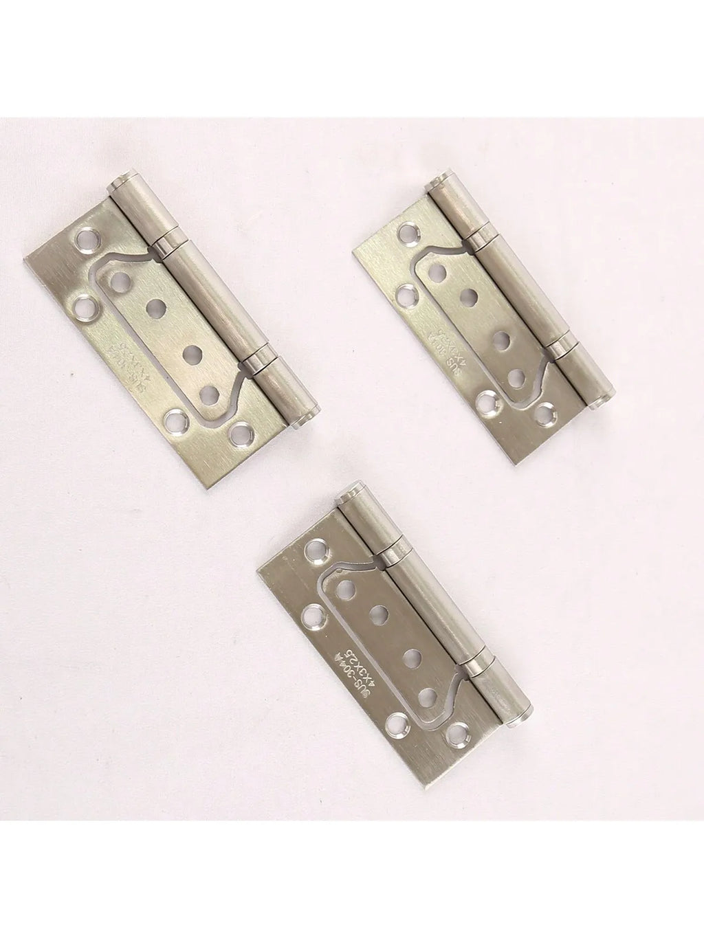 3 pieces black 304 stainless steel door with silent hinges, specifications 4*3*2.5 hinge