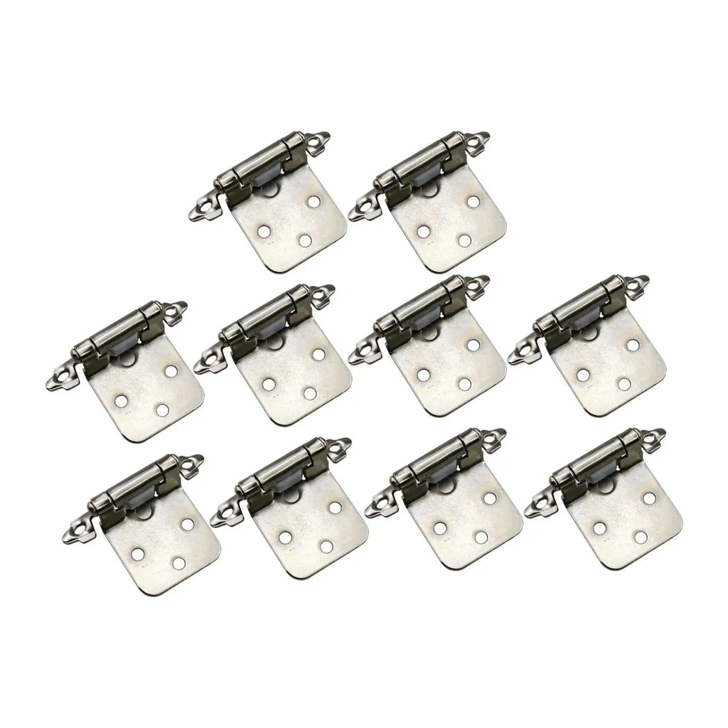 10Pcs Closing Hinges Cupboard Hinges Furniture Hardware Accessories Spring Hinges Easy to Install Cabinet Door Hinges