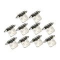 10Pcs Closing Hinges Cupboard Hinges Furniture Hardware Accessories Spring Hinges Easy to Install Cabinet Door Hinges