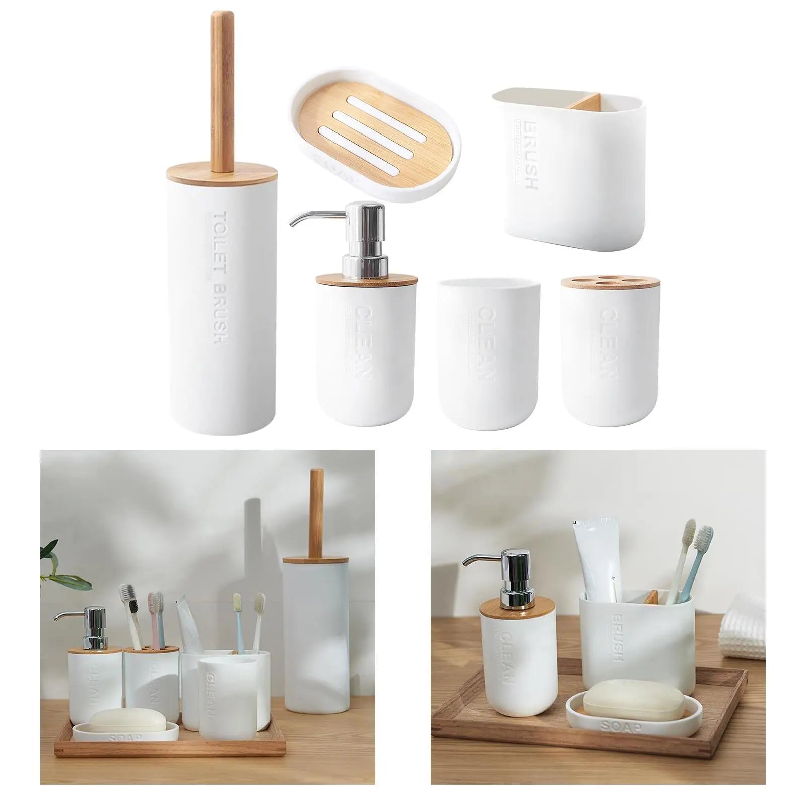 Bathroom Accessory Easily Clean for Storing Your Toiletries Countertop Decor