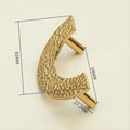 *ABDH Hand-hammered semi-circular cabinet door handles Table drawer handles Modern handles furniture hardware accessories B