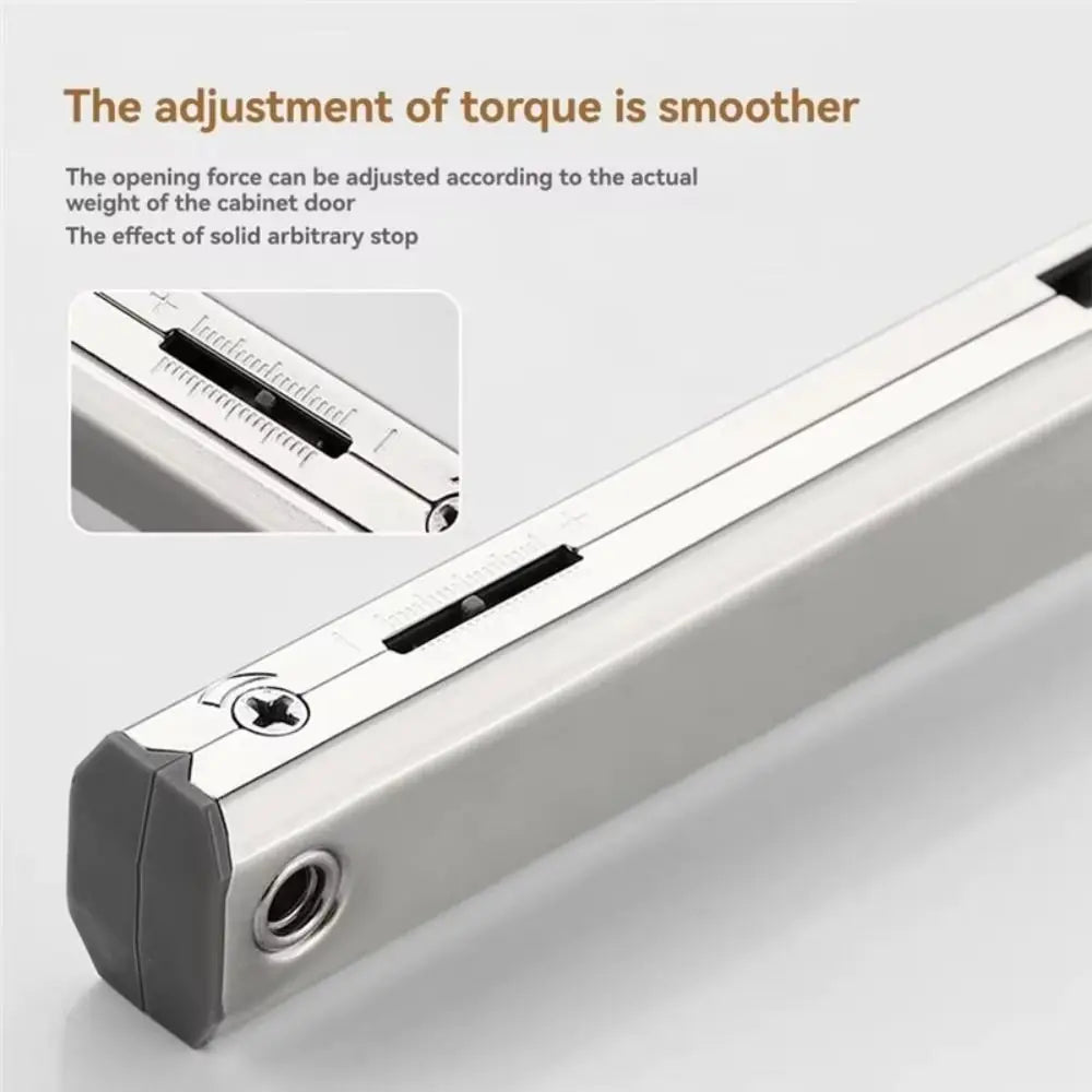Heavy Duty Hydraulic Cabinet Hinge Buffering Concealed Soft Closing Hinges Durable Sturdy Lift Up Door Hardware Free-standing