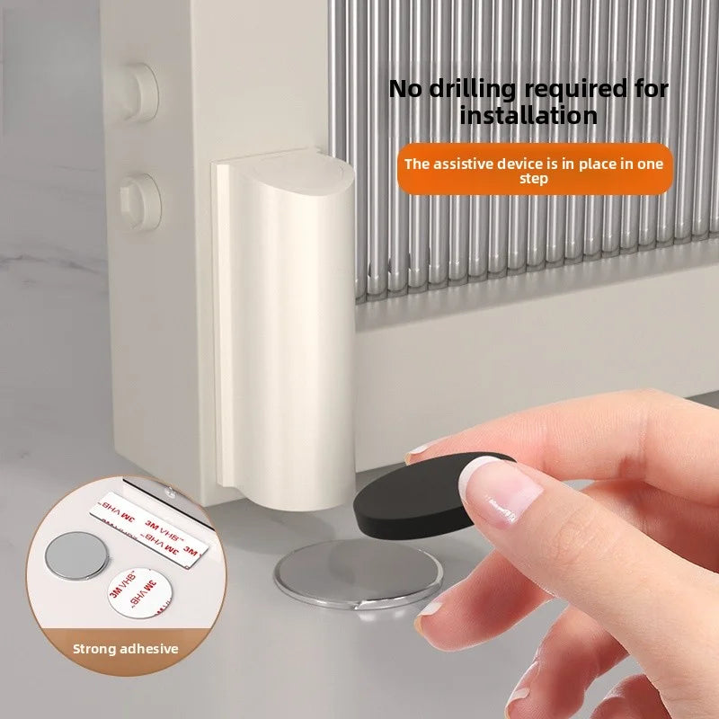 Magnetic Door Stopper -Avoiding Door Damage, Prevents Door Slamming Protects Walls For All Door Materials, Door Hardware
