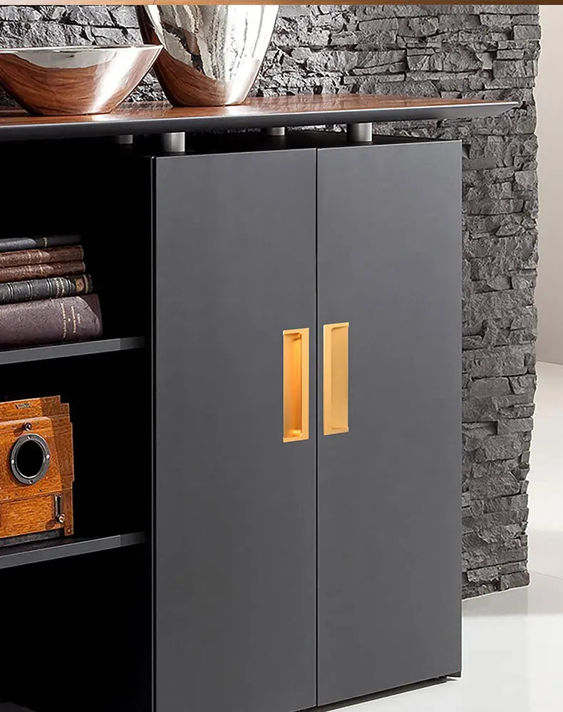 Modern Luxury Furniture  Recessed Cabinet Handles & Flush Drawer Pulls  Aluminum Alloy Slot Design
