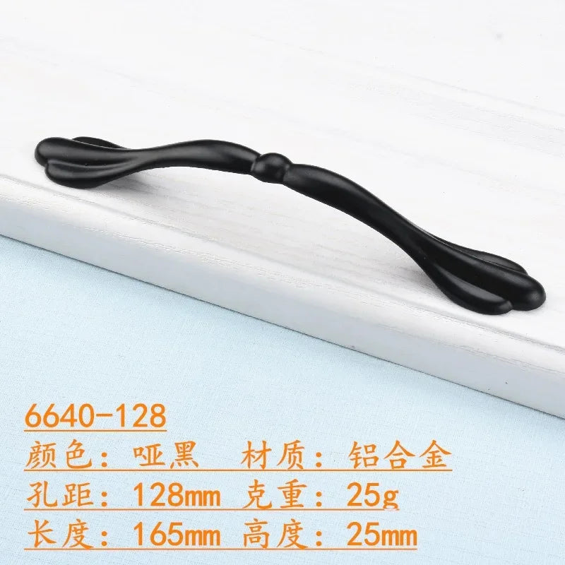 Black Handles for Furniture Cabinet Knobs and Handles Kitchen Handle Drawer Knobs Cabinet Pulls Cupboard Handles Knobs