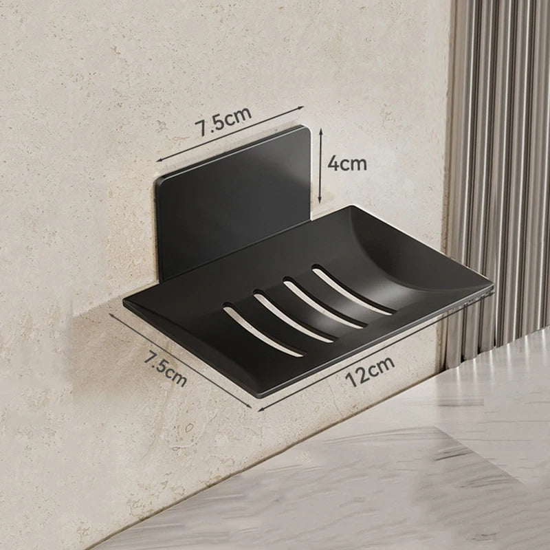 Bathroom Shower Storage Soap Tray Rack Soap Tray Wall Mounted Drainage Soap Tray Box
