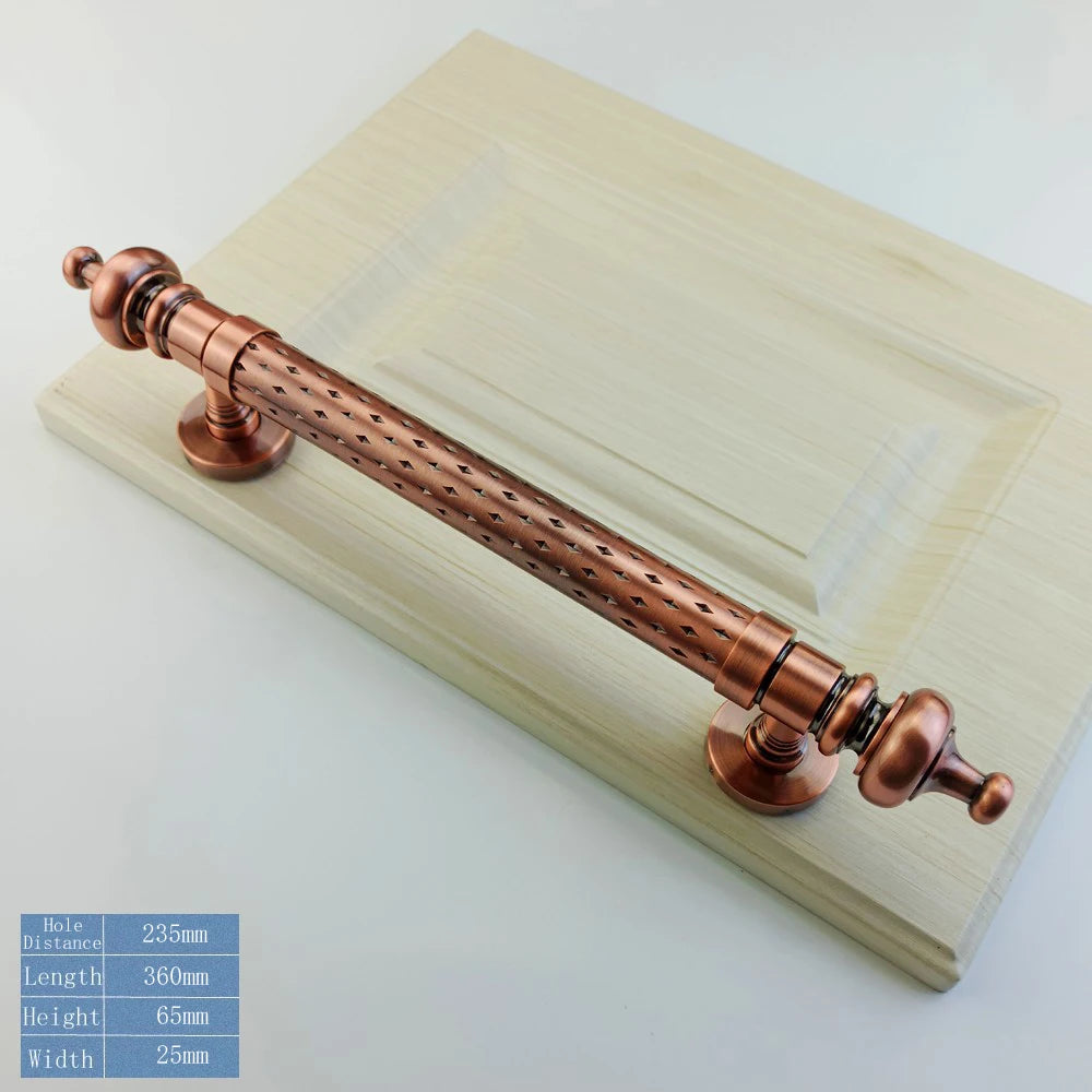 255mm/290mm/345mm Furniture Wooden Door Handle For Bathroom Bedroom Restaurant Sliding Door Handle Wardrobe Gate Pulls Handles