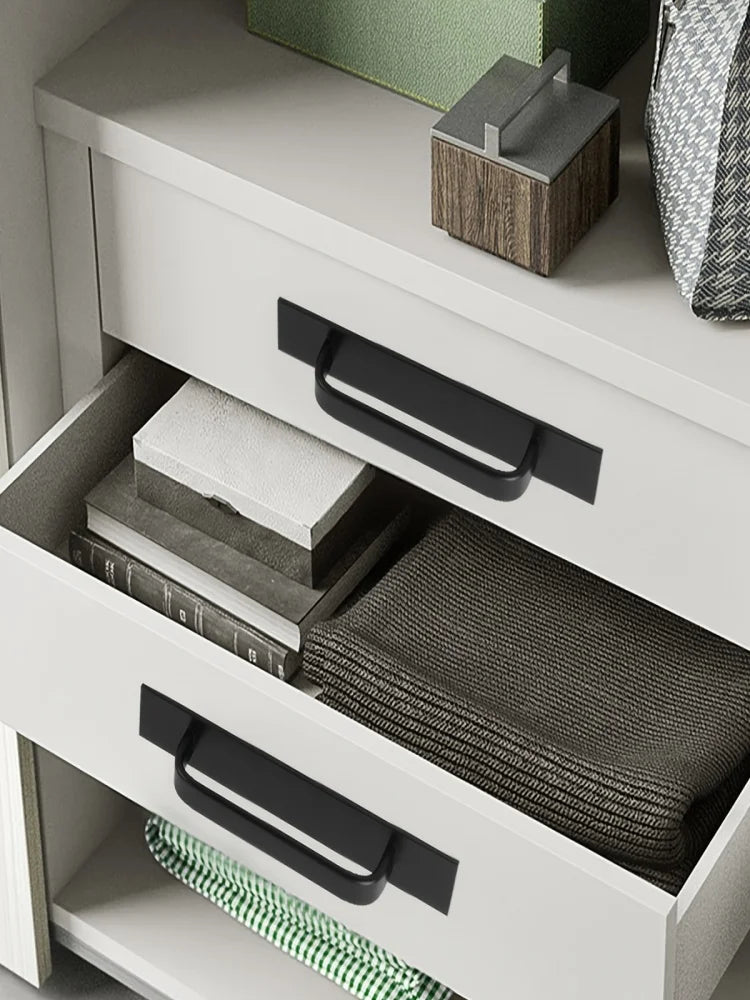 Adhesive Cabinet Handles Plus - Stainless Steel No-Drilling Easy Installation Handles For Cabinet Door Window Drawer & Refrigera