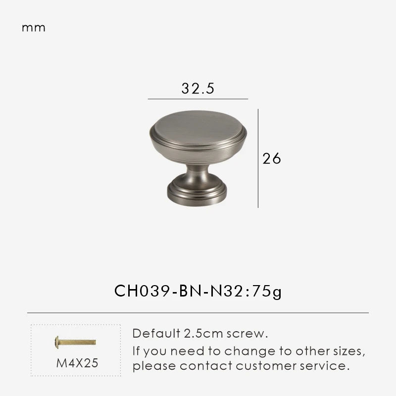 Nurlin Solid Brass Nickel Brushed Luxurious Silver French Modern Cabinet Handles Tbar Wardrobe Knobs