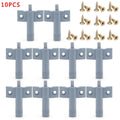 10 Kitchen Cabinet Door Drawer Soft Quiet Close Damper Buffers + Screws