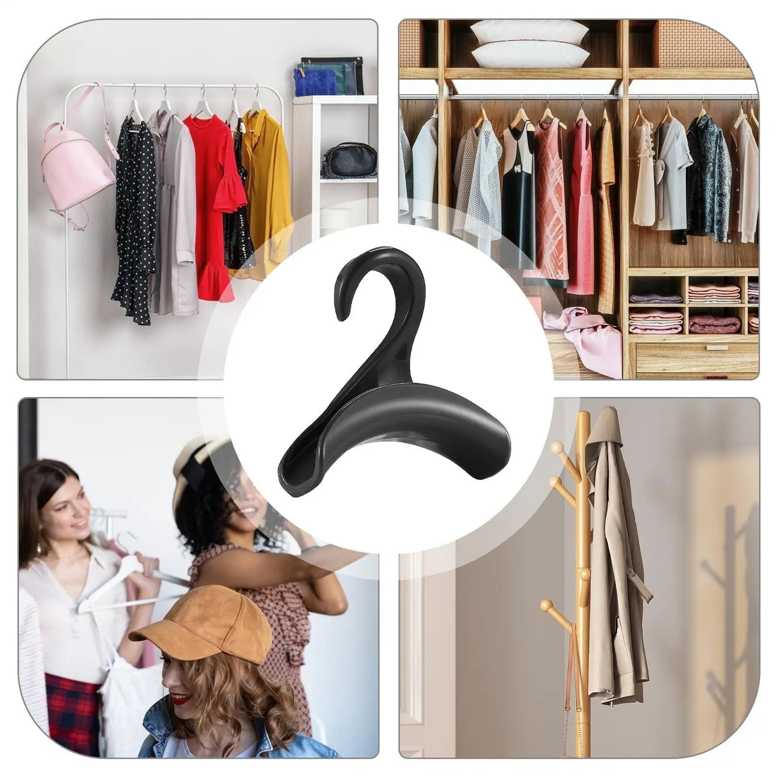 Closet Bag Hanger Bag Holder Rack Purse Holder Purse Hooks Backpack Hanger Hook Storage Organizer Bag Organizer for Purses Tote