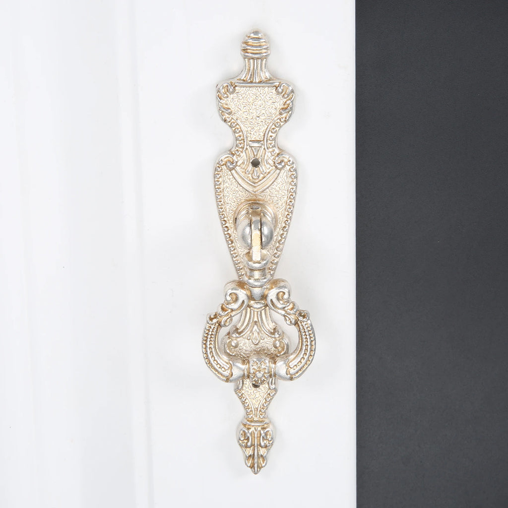 Antique Silver Gold Drawer Cabinet Knobs Furniture Handles Door Pulls for Cupboard Kitchen Retro Hardware Home Decor with Screw