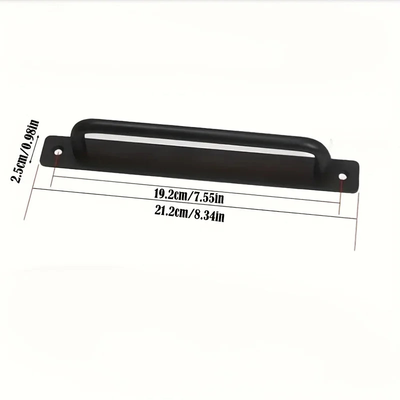 Black Door Handles Aluminium Alloy Kitchen Door Pulls Balcony Bedroom Silver White Furniture Handle Door Hardware