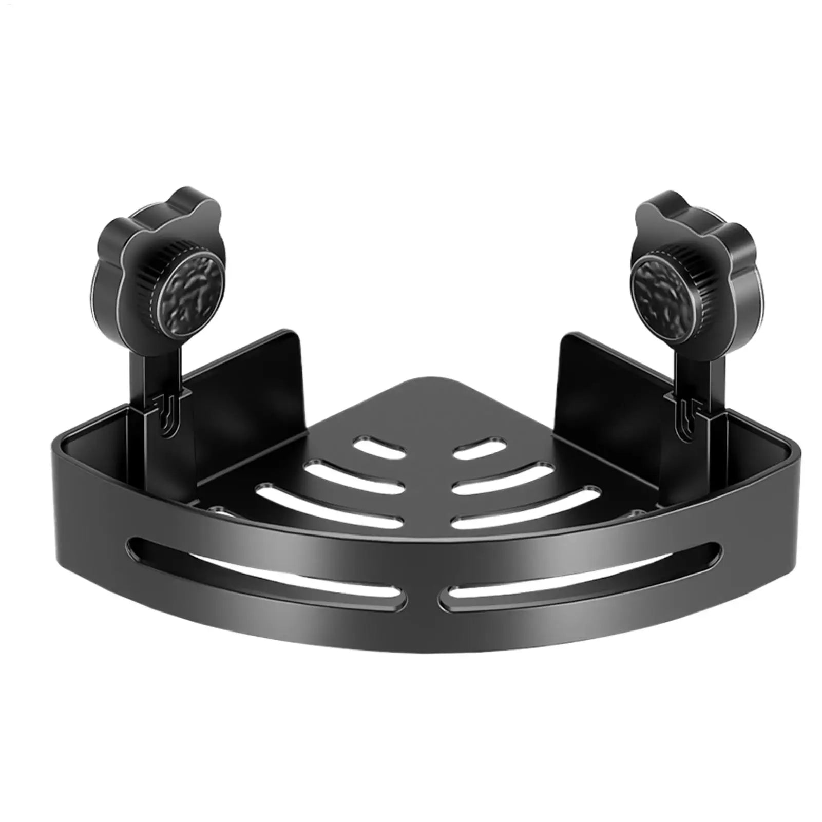 Suction cup tripod wall mounted corner storage rack for Shower with Bear Suction Cups Shampoo Holders for Inside Shower No Drill