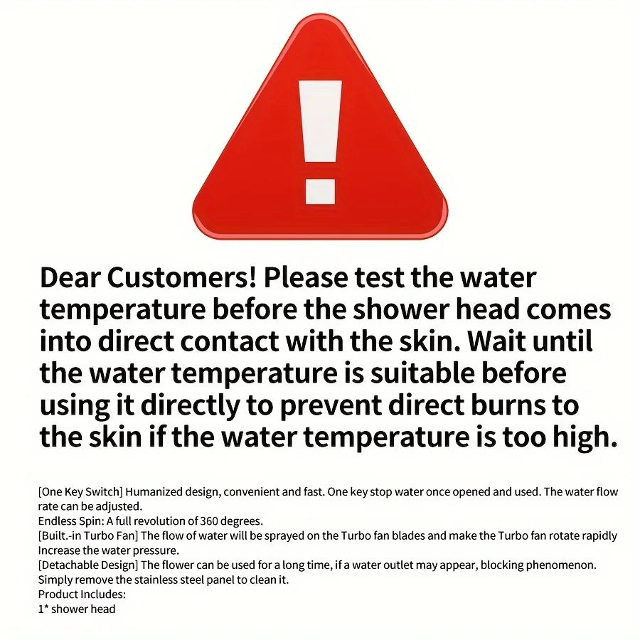 3-Speed Pressurized Shower Head - Adjustable Angle, Super Strong Flow for Refreshing Shower. Upgrade Your Bathroom Today!