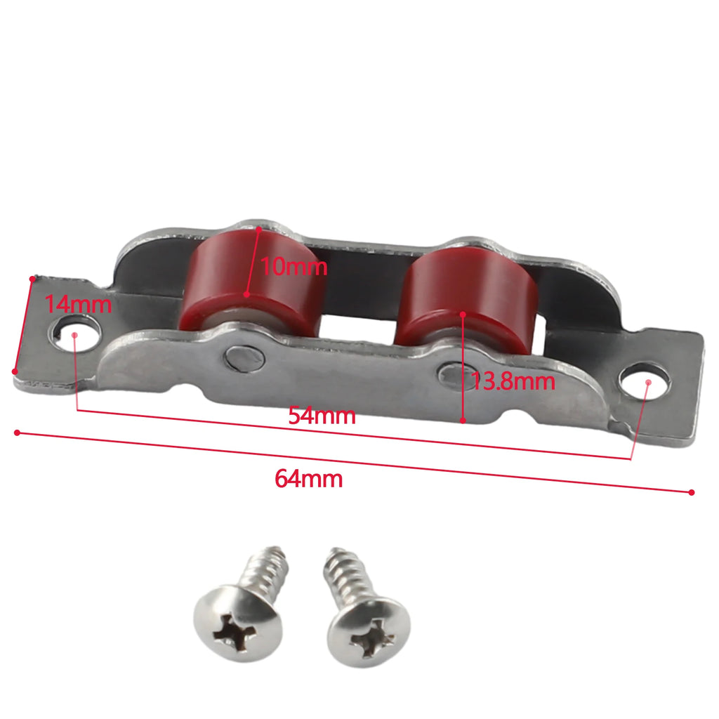 Door Hardware Door Sliding Roller Home Garden Runner Wheel Slot Wheels 1Pc Pulley Sliding Door Roller New Style
