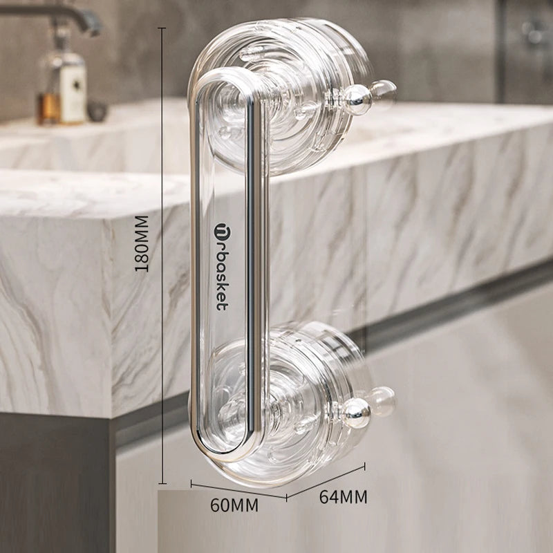 Suction Cup Door Handle Bathroom Bathroom Sliding Door Glass Door Refrigerator Cabinet Toilet Lid Suction Cup Handle