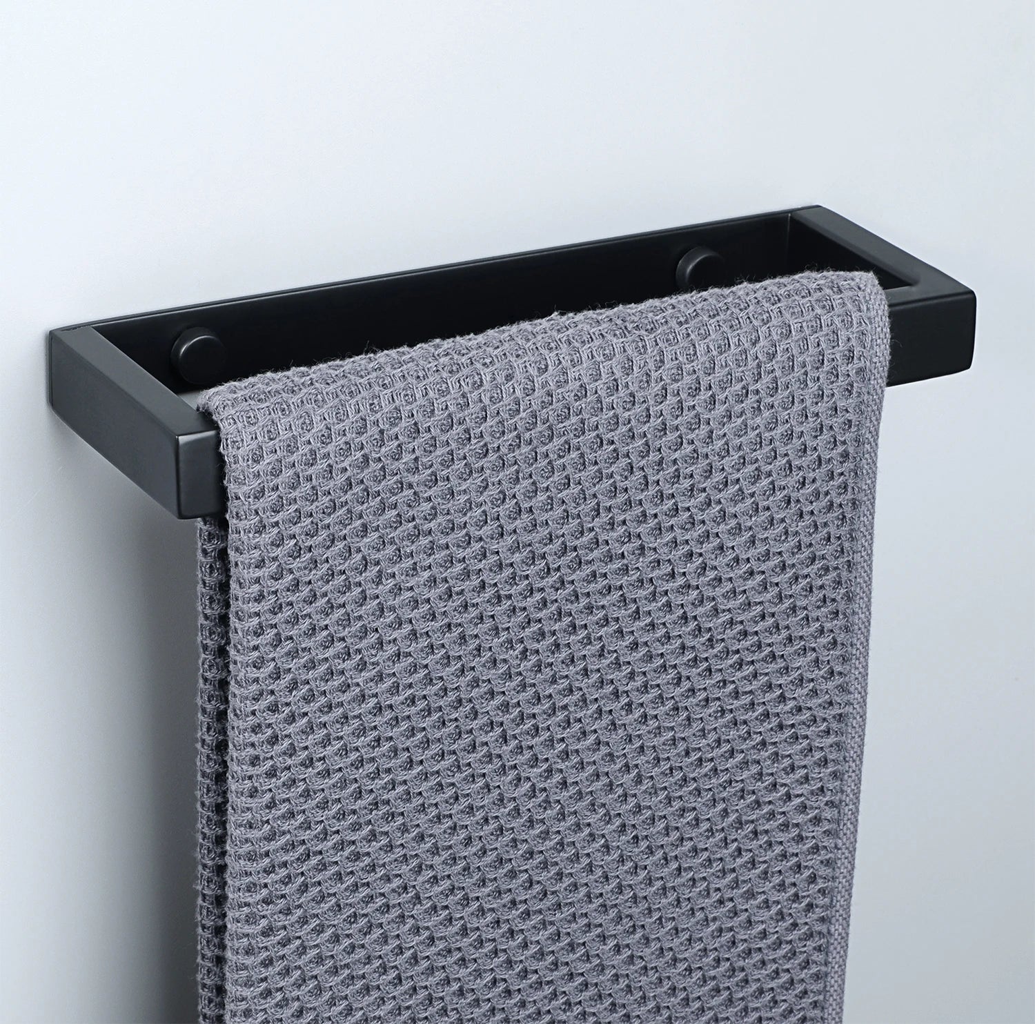 Bathroom Hardware Black Bath Robe Hook Towel Rail Bar Rack Bar Shelf Tissue Paper Holder Bathroom Accessories