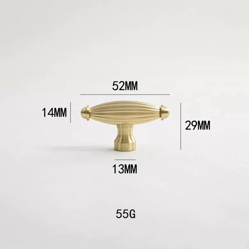 Furniture Nordic Kitchen Small Knobs Bedroom Wardrobe Door Solid Brass Handle Drawer Vintage Shoe Cabinet Golden Door Handles