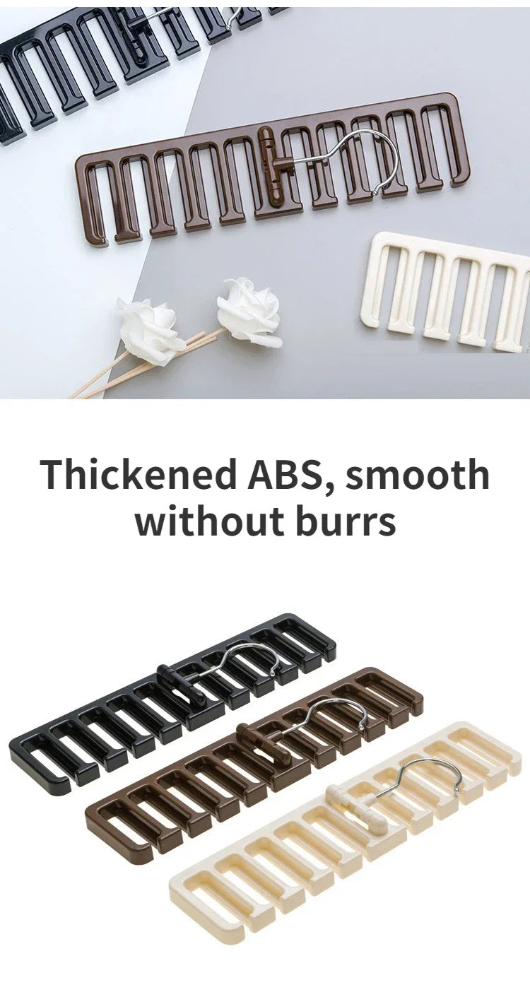 Tie Belt Hanger Wardrobe Belt Rotating Organizer Rack Multifuctional Scarf Hanger Home Closet Storage Holder Accessories